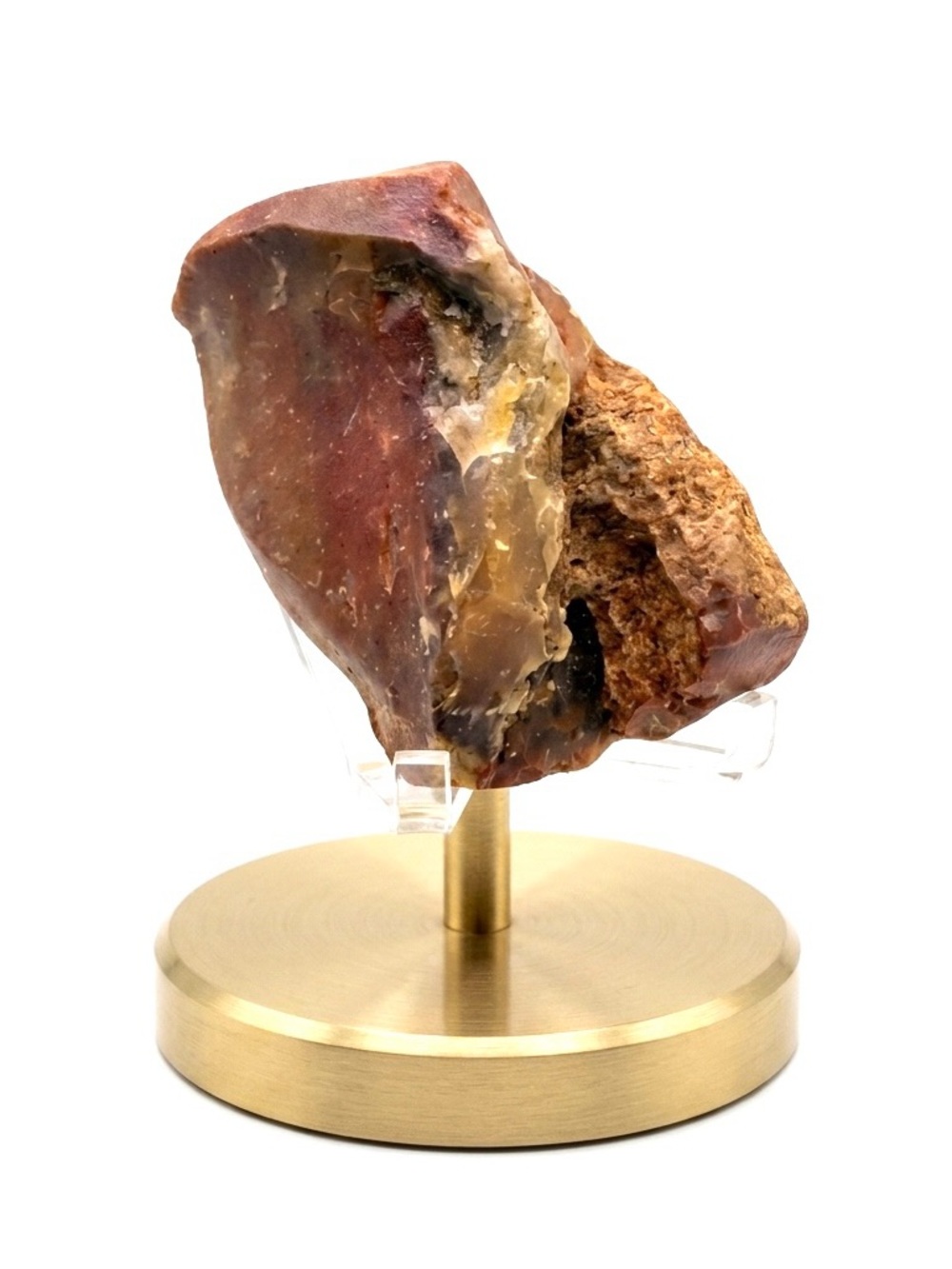 New Petrified Wood Brown Tan Natural Free Form Specimen Chunk 26.2g 131.0CT